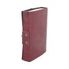 Lockable Tree Of Life Red Leather Journal 13 x 18cm