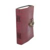 Lockable Tree Of Life Red Leather Journal 13 x 18cm