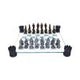 Raised Medieval Knight Chess Set With Corner Towers 43cm
