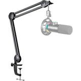 FIFINE BM63 Super Steady Full Metal Heavy Boom Arm Stand, Black
