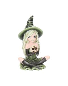 Rosa Figurine Witch Black Cat Ornament