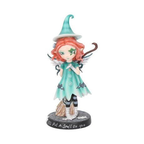 I'll Put A Spell On You Fairy With her Broomstick 19.5cm