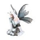 Fae-Lore Winter Fairy Wearing Wolf Hide 30cm