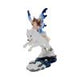Free Spirit Figurine Fairy and White Winter Wolf Ornament
