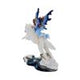 Free Spirit Figurine Fairy and White Winter Wolf Ornament