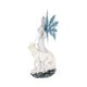 Aura Large Ice Fairy with Two Winter Wolf Companions Figurine