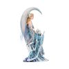 Nene Thomas Wind Moon Blue Crescent Moon Fairy and Cat Companion Figurine