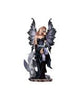 Free Spirit Figurine Fairy and White Winter Wolf Ornament