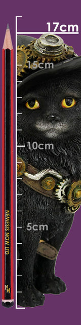 Clockwork Kitty Figurine Steampunk Cat Ornament