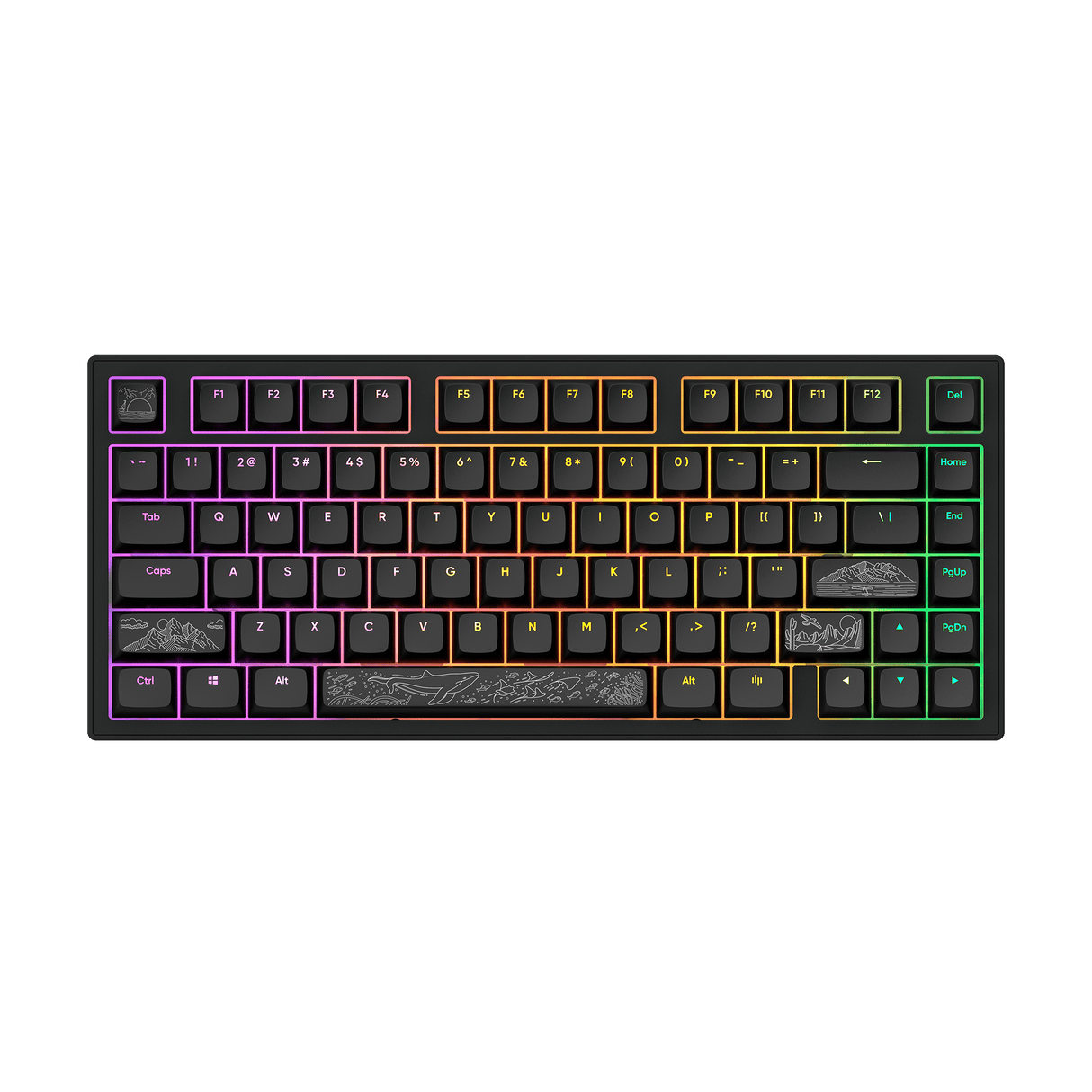 Dark Project ALU Terra Nostra R2 Black - Wired Gaming Keyboard (ANSI)