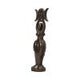 Triple Goddess Figurine Bronzed Wiccan Idol Ornament