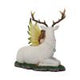 Adoration stag and spring fairy medium figurine
