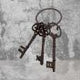 Aged Keys to the Chambers Hanging Ornament