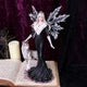 Dark Aura Fairy With Her Grey Wolf Companion 24cm