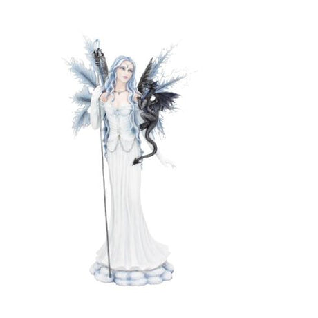 Ice Fairy Figurine With Dragon Companion Adica 57cm – billede 2