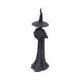 Talyse Black Glittered Forest Witch Ornament