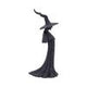 Talyse Black Glittered Forest Witch Ornament