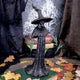 Talyse Black Glittered Forest Witch Ornament