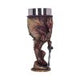 Ruth Thompson Flame Blade Red Fire Dragon Goblet Glass