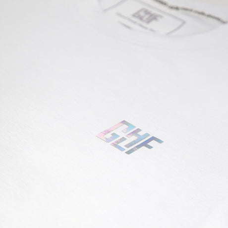 FragON - Holografic Logo Unisex T-shirt White, M