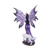 Amethyst Companions Purple Wolf and Owl Fairy Companion Figurine