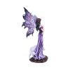 Amethyst Companions Purple Wolf and Owl Fairy Companion Figurine