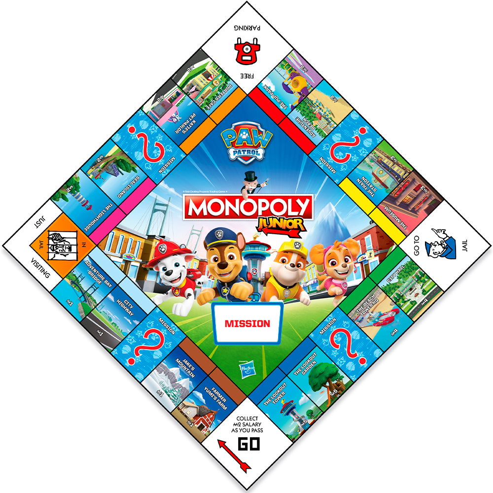 Winning Moves PAW PATROL MOVIE - Monopoly Junior English