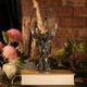 Bronze Forest Nectar Ancient Tree Spirit Green Man Goblet Wine Glass