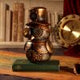 Hootle 22.7cm Steampunk Owl with Top Hat Figurine