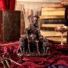 Bronze Odin All Father Wolves and Throne Figurine