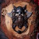 Viking Skull Door Knocker 18.5cm