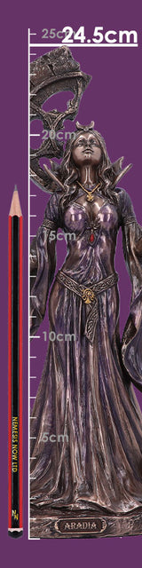 Aradia The Wiccan Queen of Witches Bronze Figurine 25cm