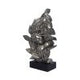 Natural Emotion - Kiss Silver Statue 37cm