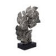 Natural Emotion - Kiss Silver Statue 37cm