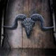 Baphomet's Veneration Skull Wall Plaque 53cm