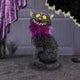 Furgus Black Cat Feather Boa Figurine 19.5cm
