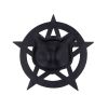 Feline Worship Cat Pentagram Wall Plaque 25.5cm