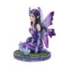 Violet Purple Crystal Fairy Figurine