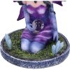 Violet Purple Crystal Fairy Figurine