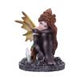 Amber Auburn Crystal Fairy Figurine