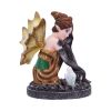 Amber Auburn Crystal Fairy Figurine