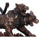Cerberus the Three Headed Hound of Hades Bronze Figurine