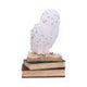 Library of Wisdom White Owl Figurine