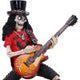 Skeletal Solo Rocking Skeleton Figurine