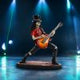 Skeletal Solo Rocking Skeleton Figurine