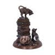 Feline Scholars Bronze Cat Ornament