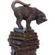 Feline Scholars Bronze Cat Ornament