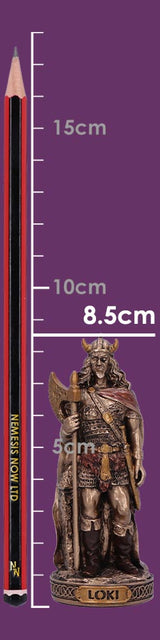 Loki Trickster God Mini Bronze Figurine