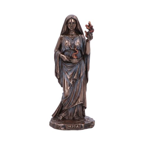 Hestia Goddess of Home and Hearth Bronze Figurine