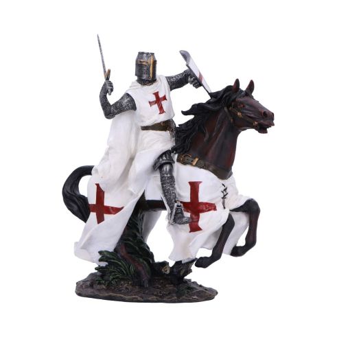 Take to Your Steed – Medieval Templar Knight Figurine